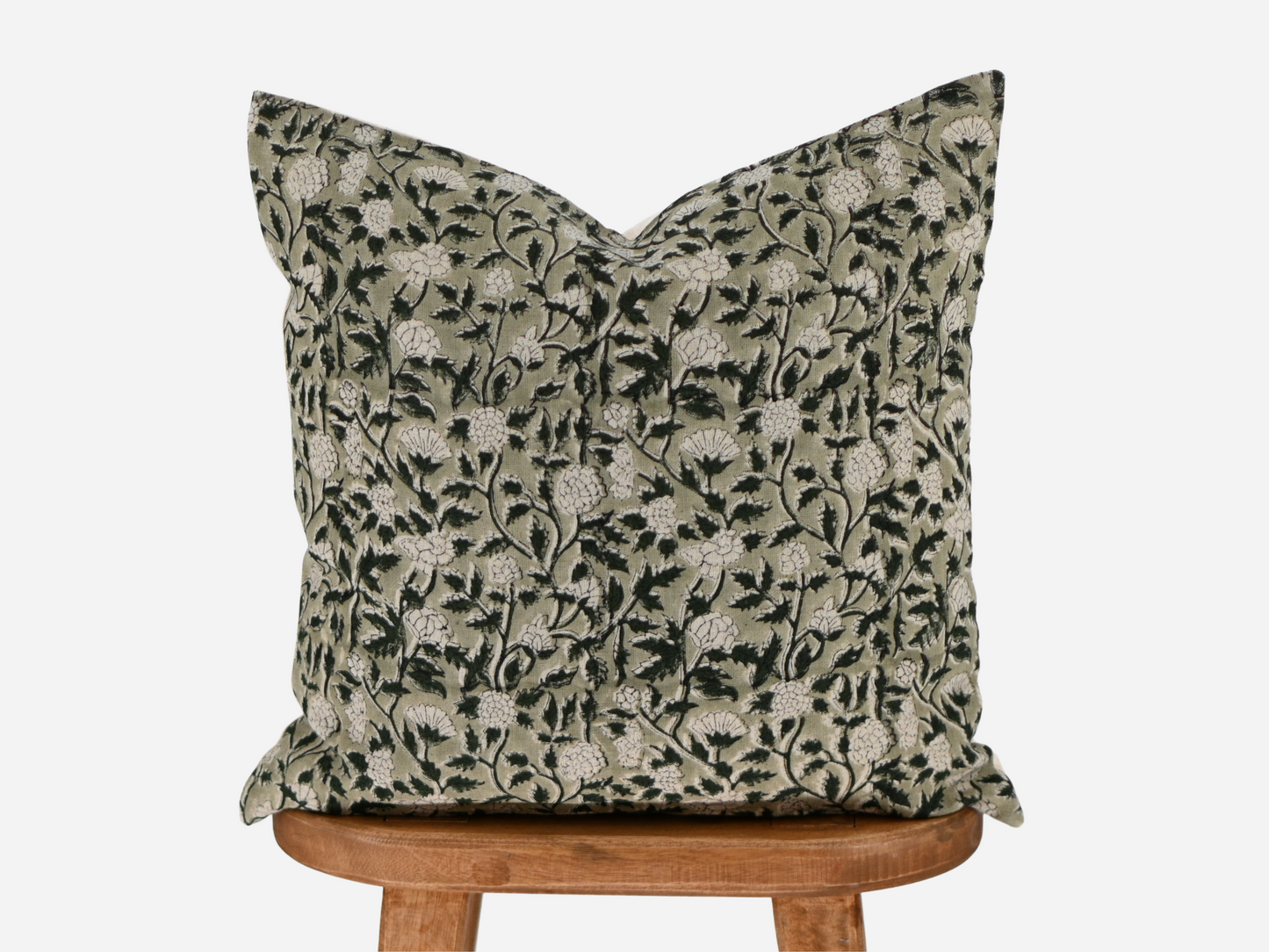 Lavinia Block Print Pillow Cover