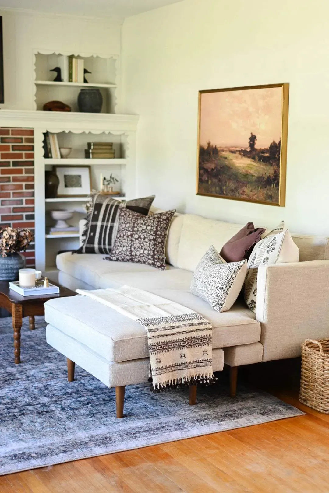 Vada Block Print Pillow Cover - Maple Village Lane
