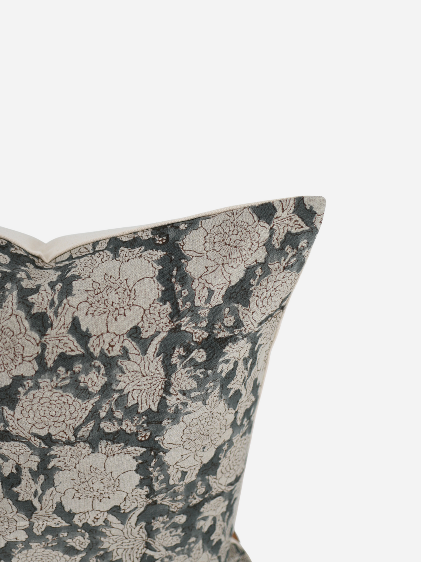 Handmade Clark Block Print Pillow