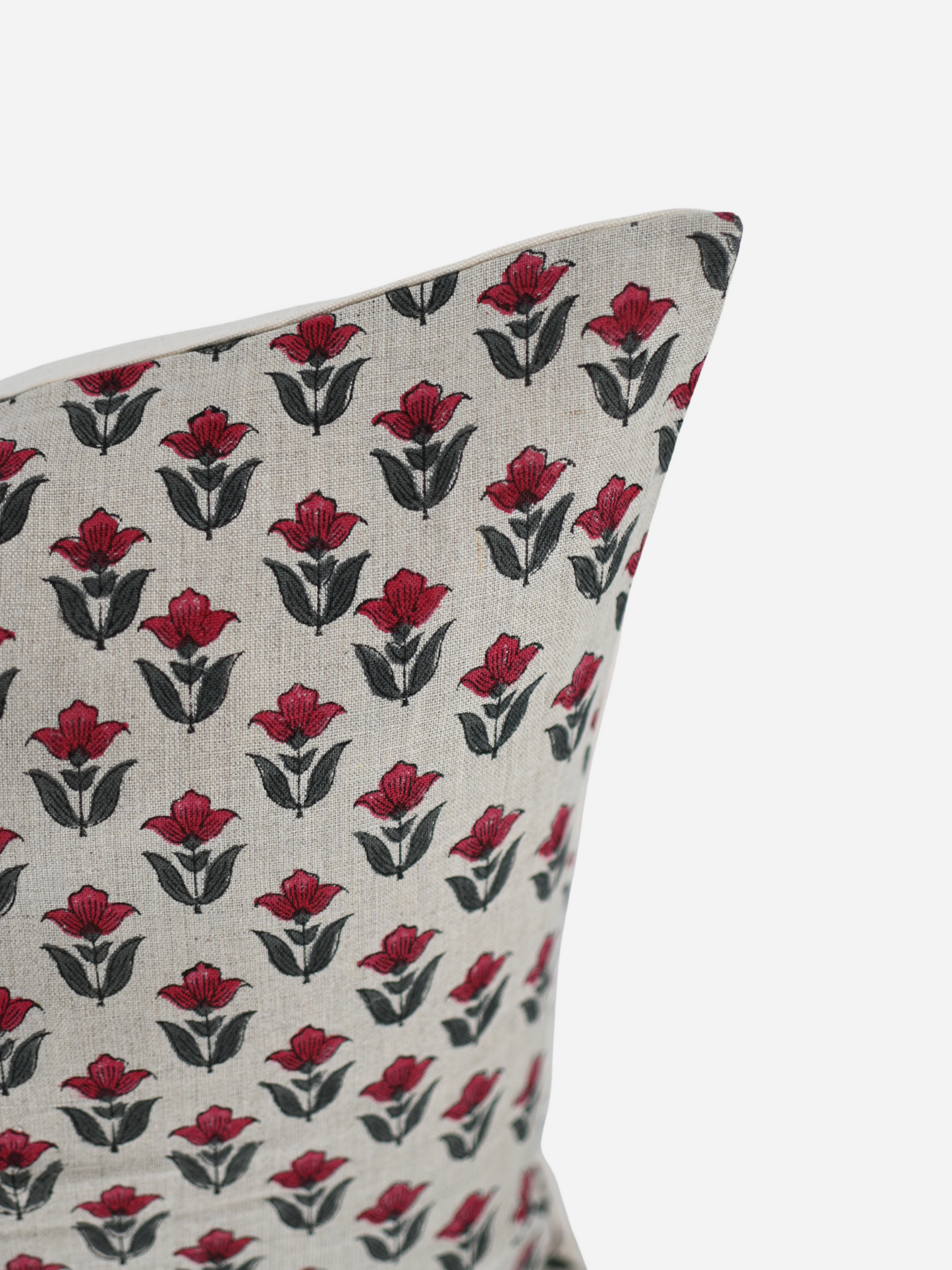 Handmade Monroe Block Print Pillow