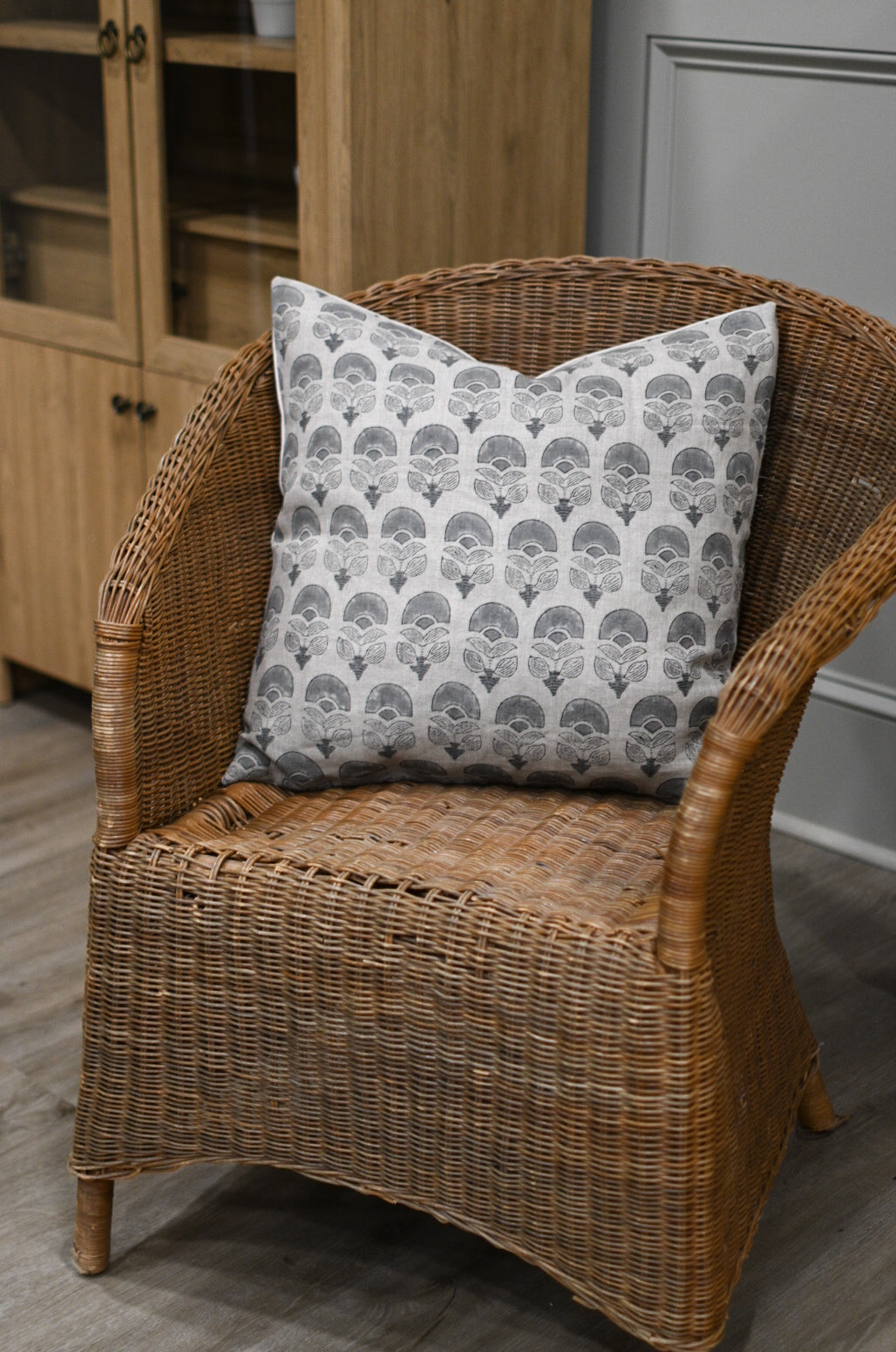 Hepburn Block Print Cushion Cover