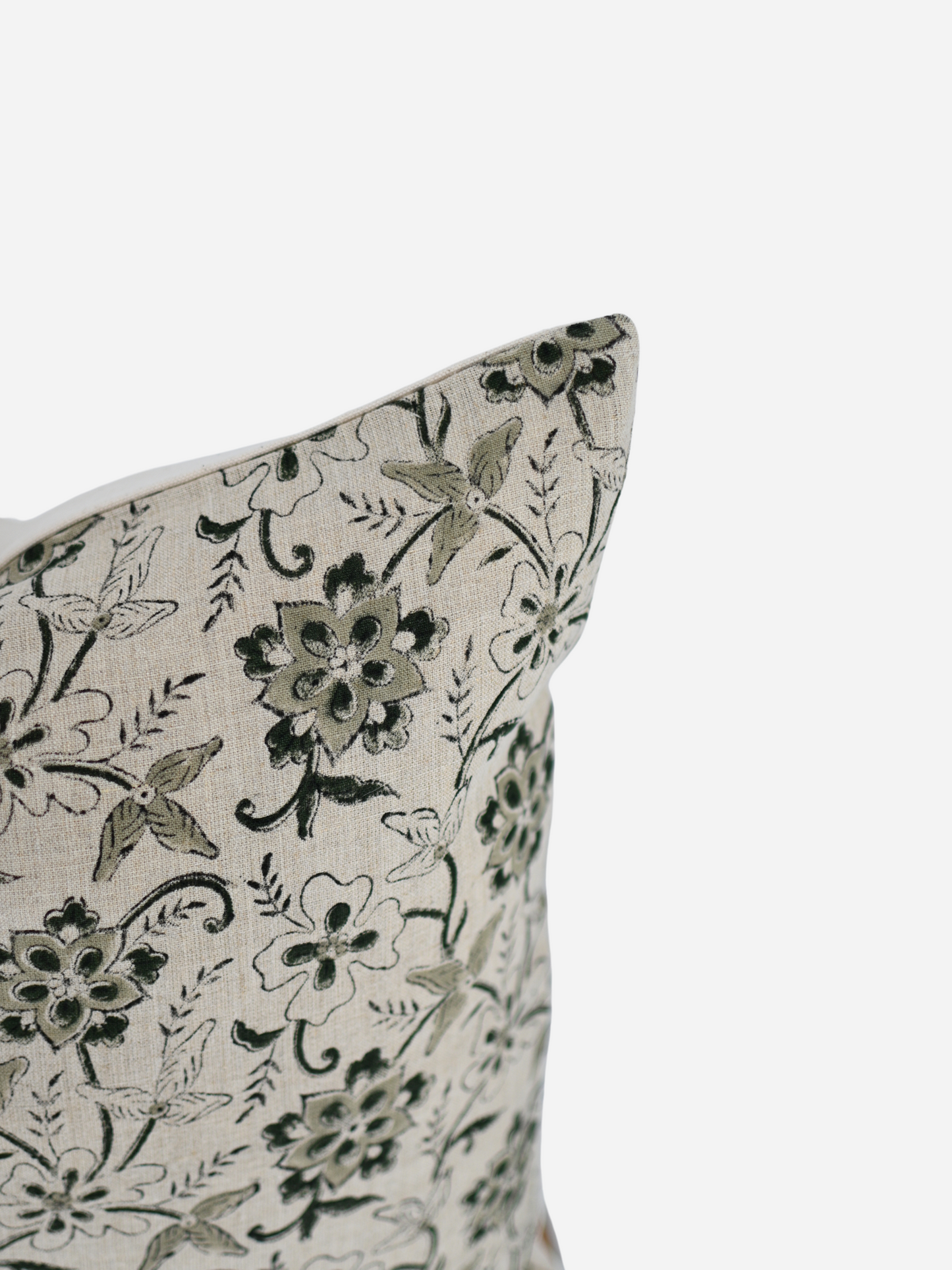 Holly Pattern Throw Pillow