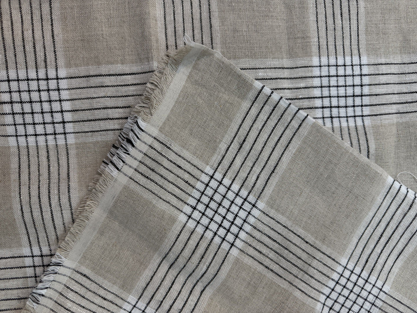 Anya Hand Woven Linen Fabric