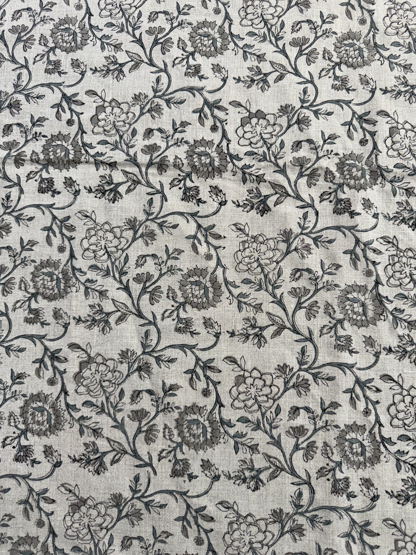Lila Hand Block Printed Linen