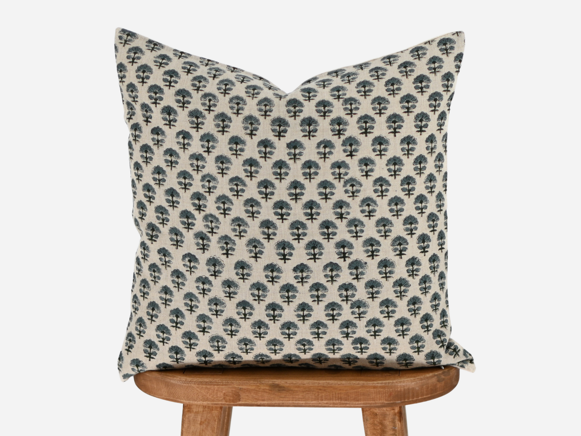 Rupert Block Print Pillow Cover