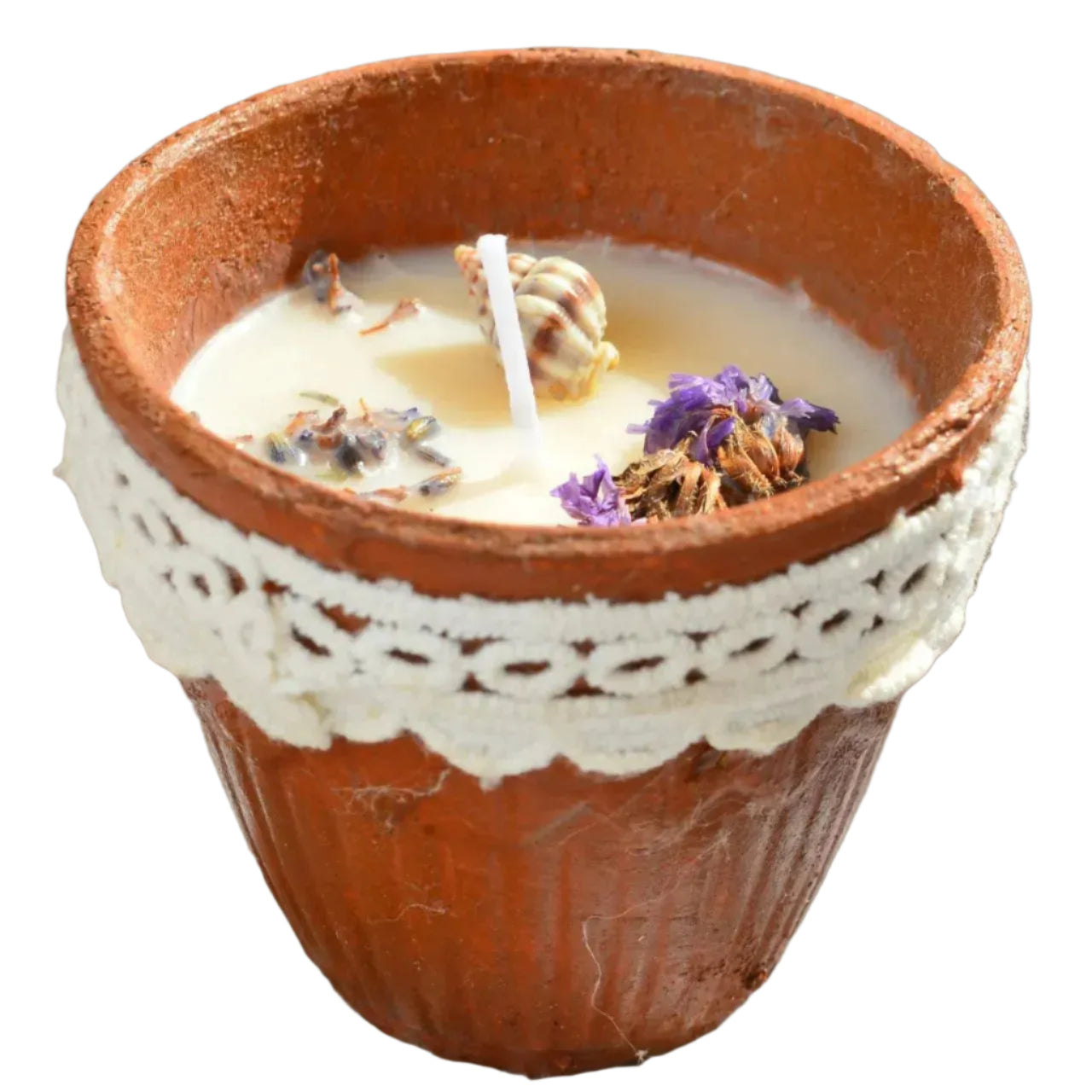 Petrichor terracotta candle - Maple Village Lane