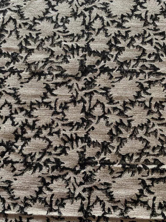 Linen fabric, Fabric by yard, Hand printed fabric, Block Print Fabric, Indian Fabric
