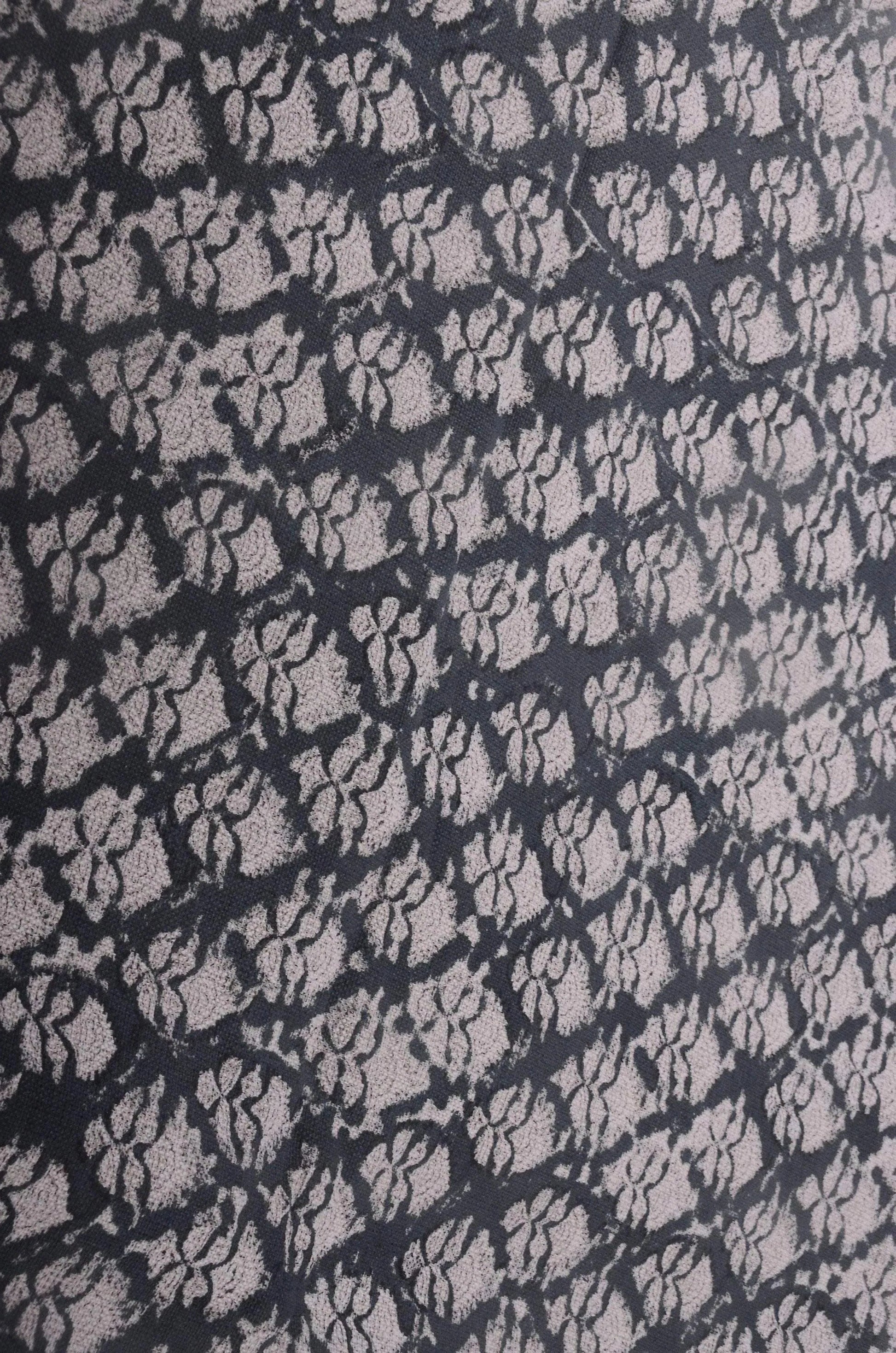 Block Print Handloom Linen Fabric Heavy Linen Fabric - Maple Village Lane