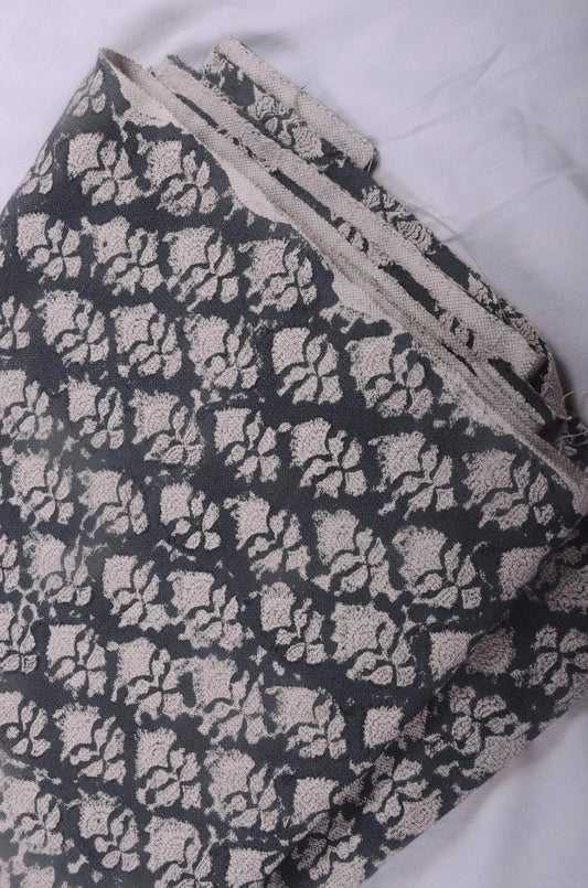 Linen fabric, Fabric by yard, Hand printed fabric, Block Print Fabric, Indian Fabric