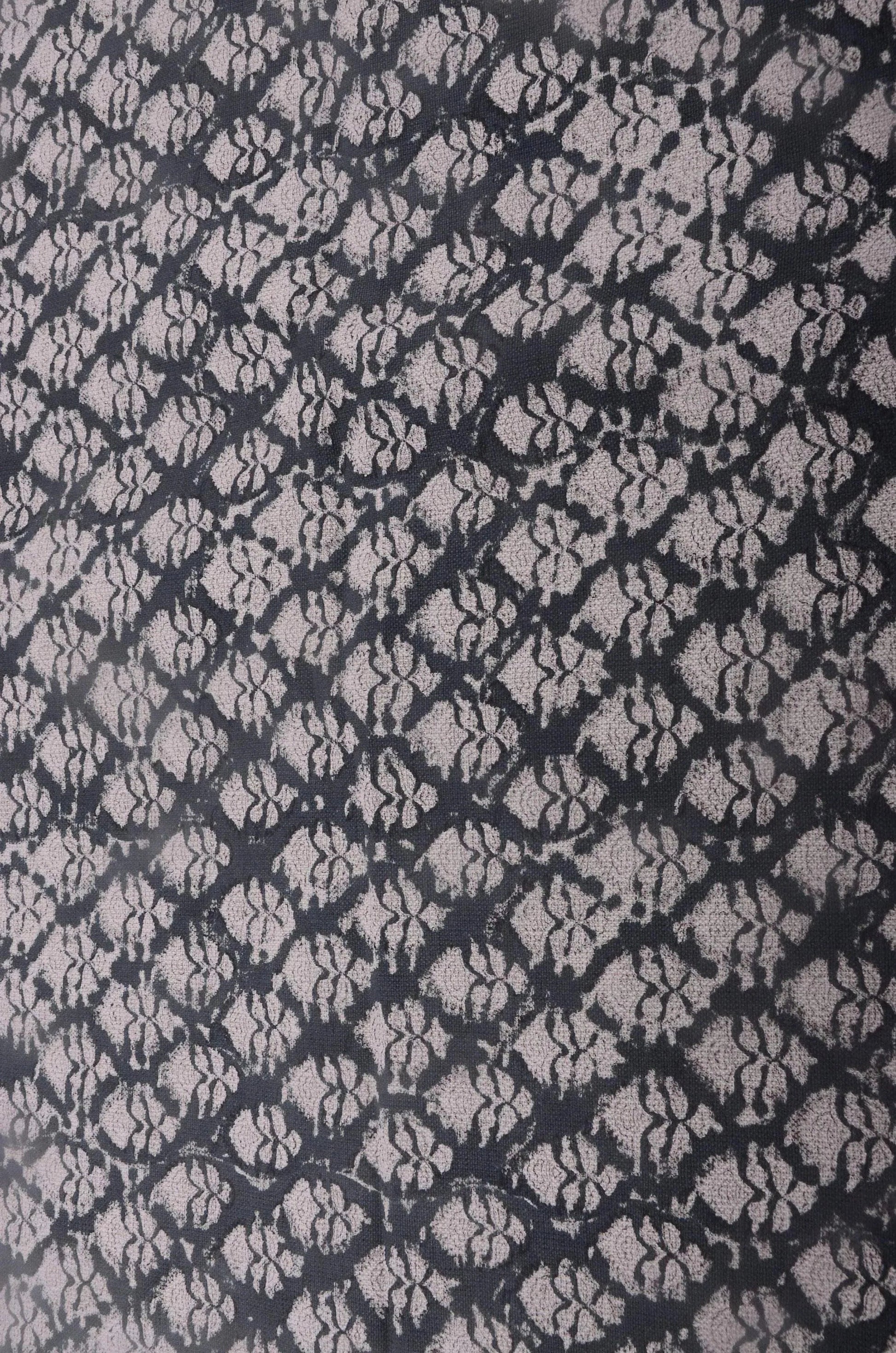 Block Print Handloom Linen Fabric Heavy Linen Fabric - Maple Village Lane