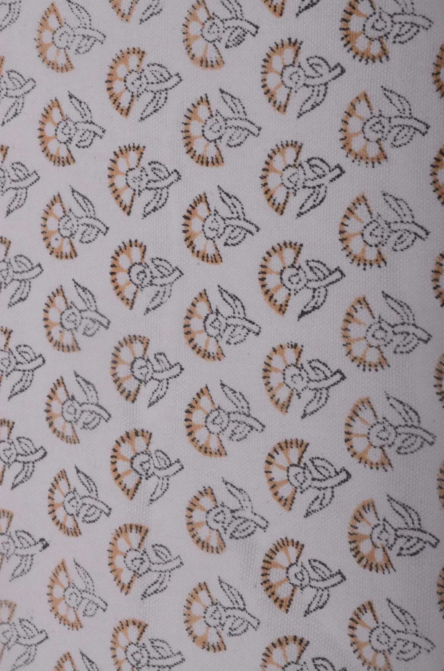 Block Print Cotton Dug Fabric Heavy Cotton Fabric - Maple Village Lane