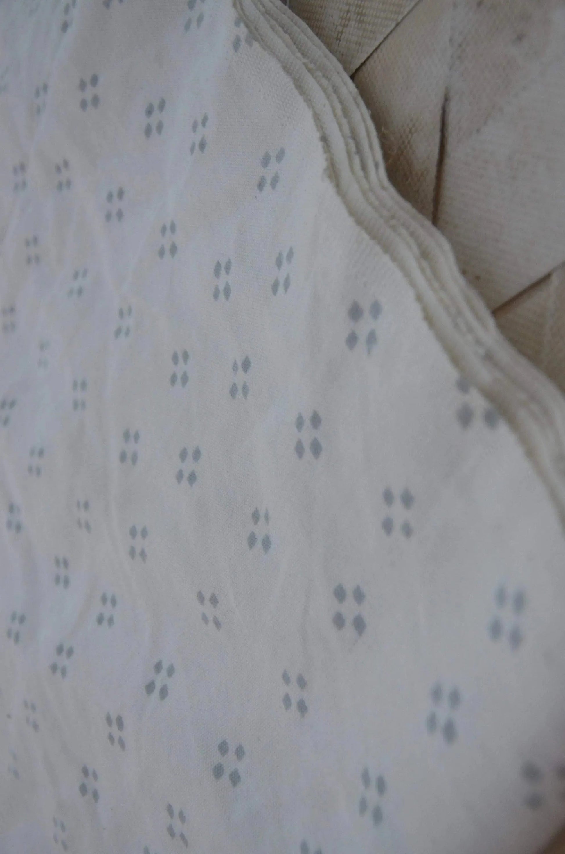 Block Print Cotton Dug Fabric Heavy Cotton Fabric - Maple Village Lane