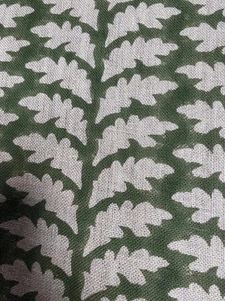 Linen fabric, Fabric by yard, Hand printed fabric, Block Print Fabric, Indian Fabric