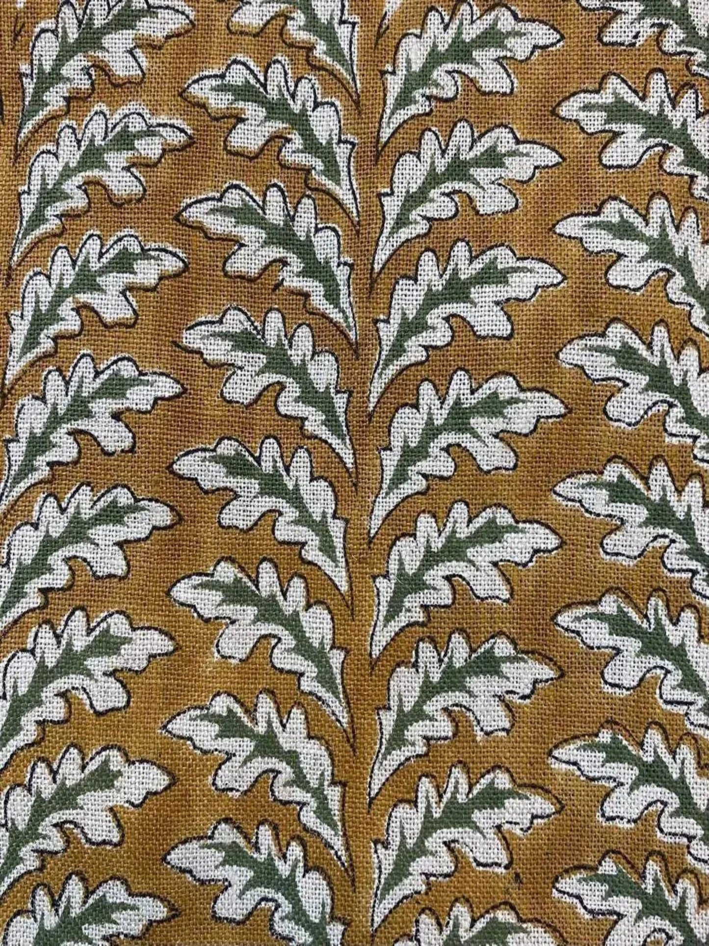 Linen fabric, Fabric by yard, Hand printed fabric, Block Print Fabric, Indian Fabric