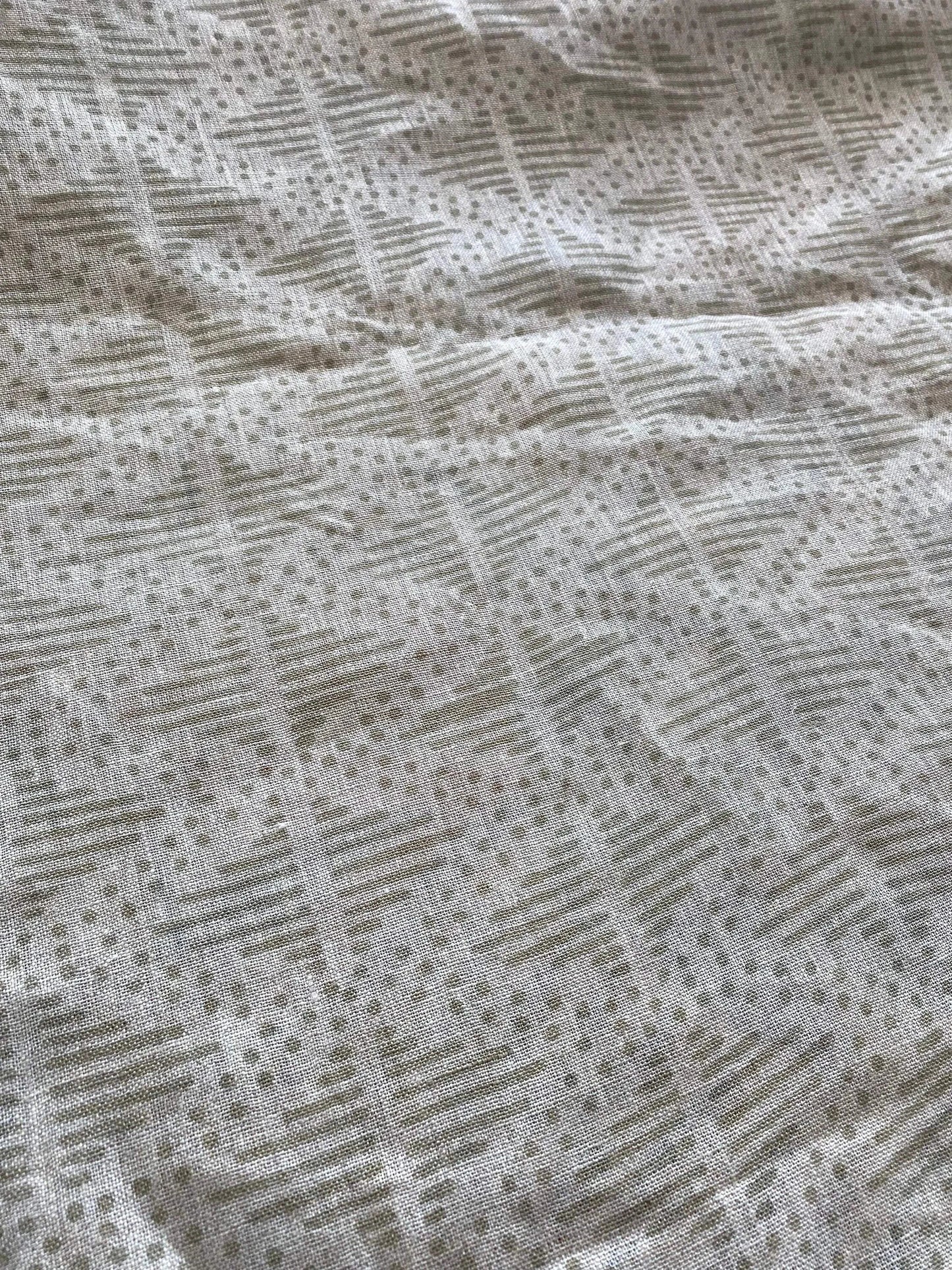 58" inches Indian Hand Block Print Fabric, Indian Linen Fabric, Block Print Fabric, Designer Floral Printing Fabric, Upholstery fabric, - Maple Village Lane