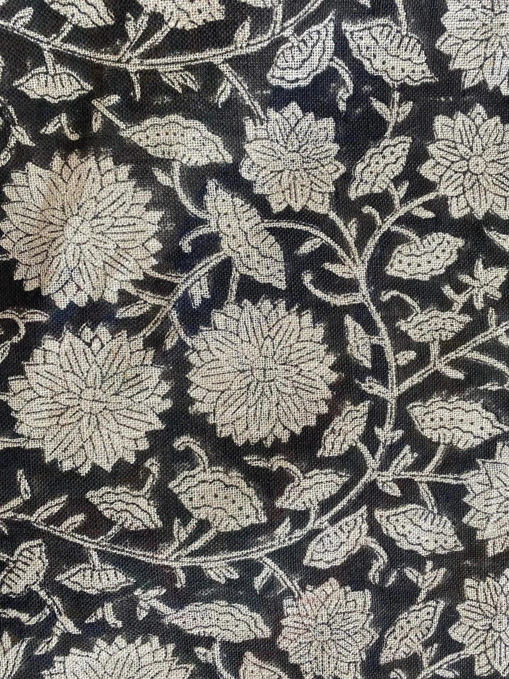 Linen fabric, Fabric by yard, Hand printed fabric, Block Print Fabric, Indian Fabric