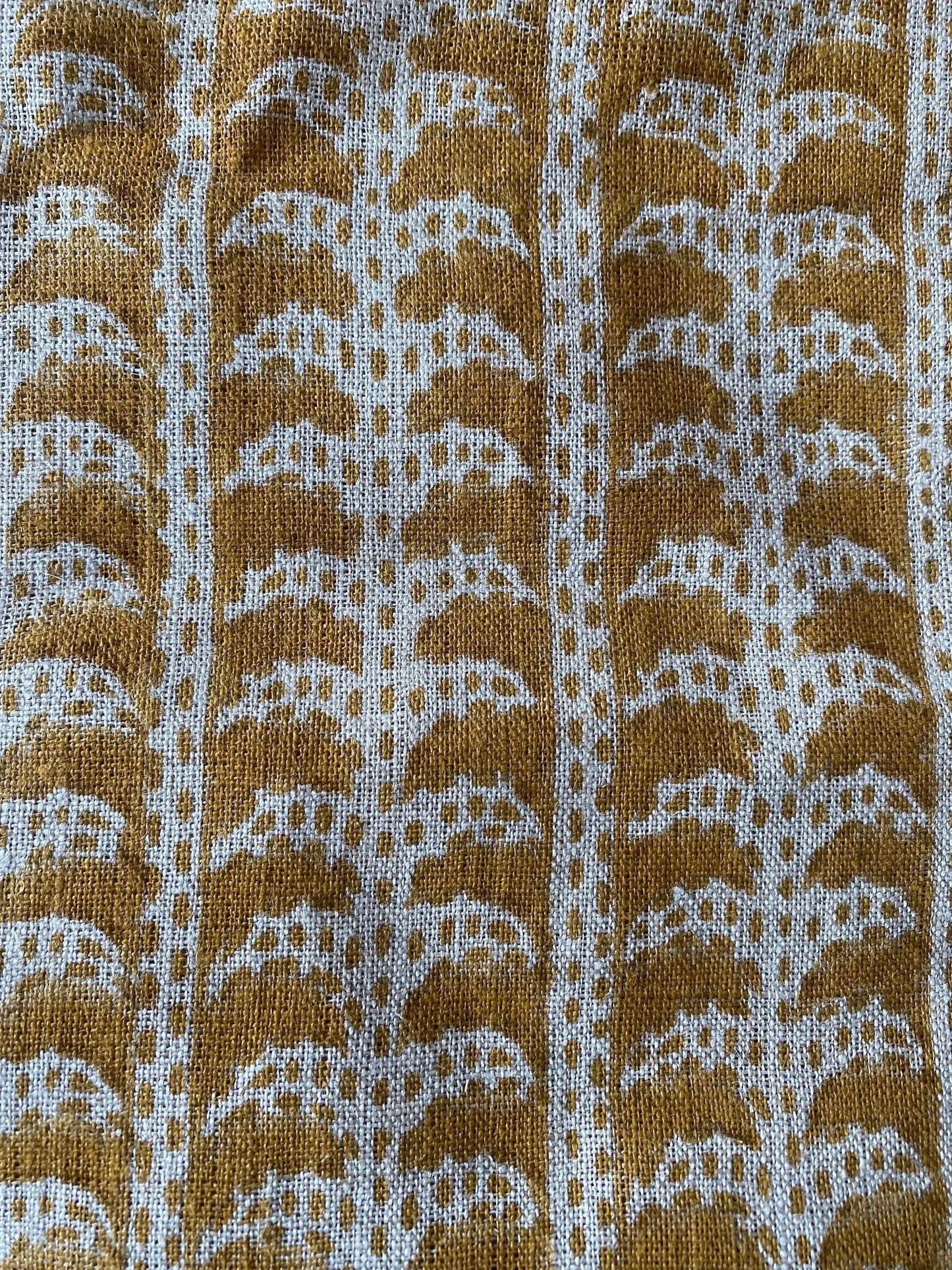 58" inches Indian Hand Block Print Fabric, Indian Linen Fabric, Block Print Fabric, Designer Floral Printing Fabric, Upholstery fabric, - Maple Village Lane