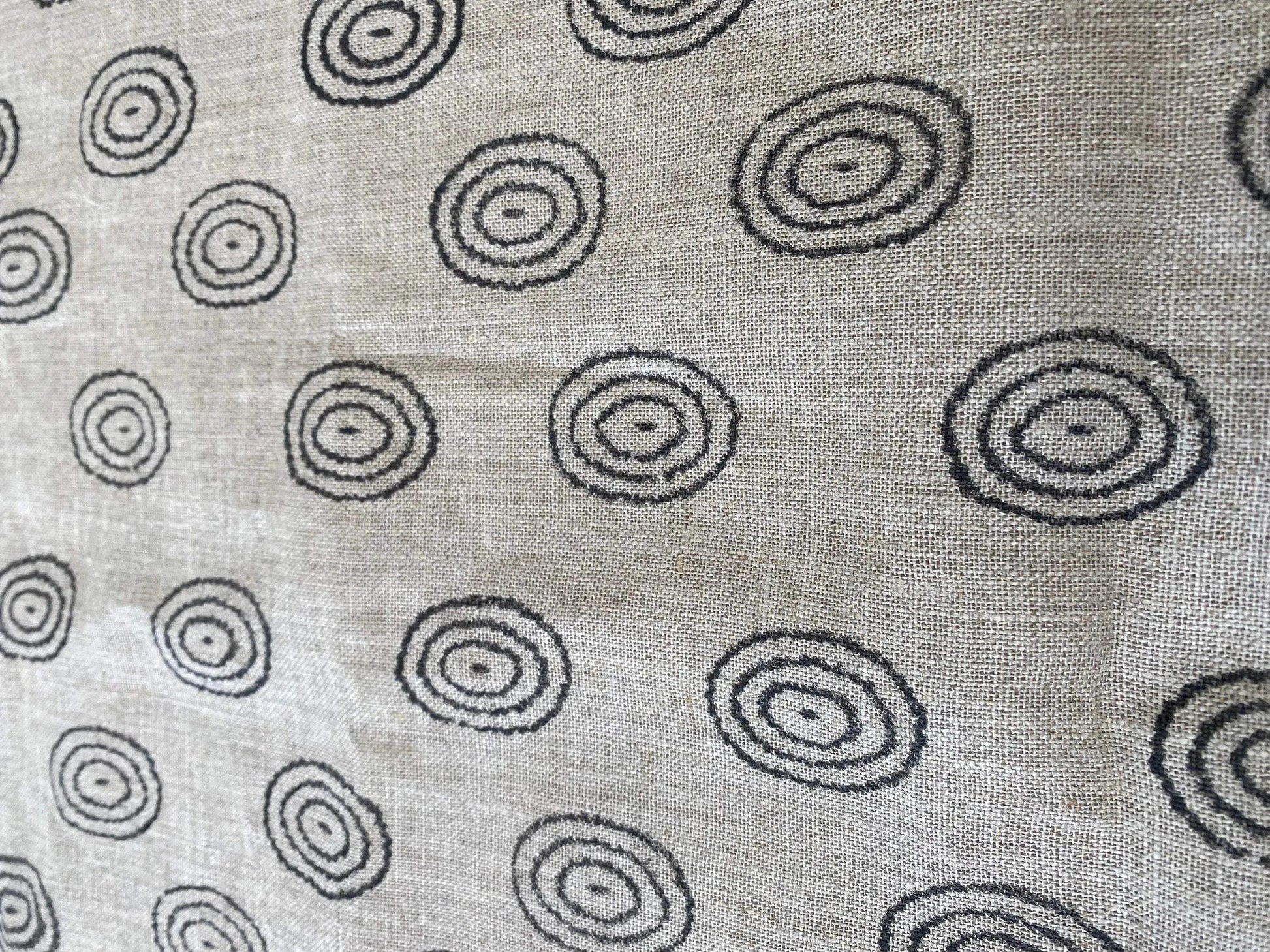 EGG || Indian Hand Block Print Fabric, Indian Linen Fabric, Block Print Fabric, Designer Floral Printing Fabric, Upholstery fabric| Pillow - Maple Village Lane