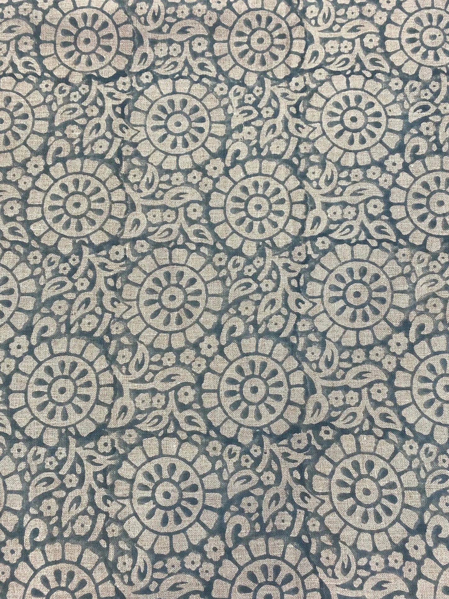 Linen fabric, Fabric by yard, Hand printed fabric, Block Print Fabric, Indian Fabric