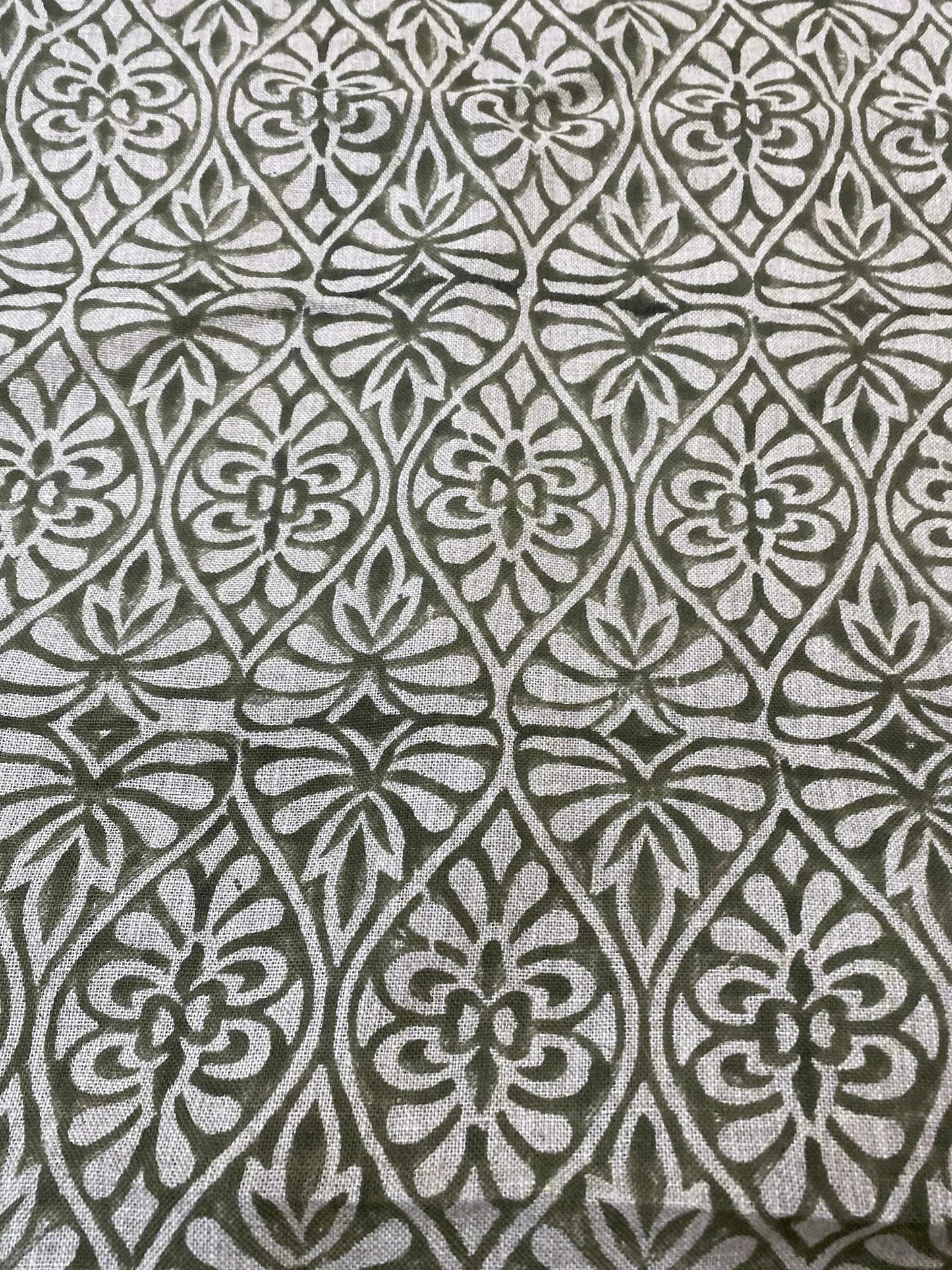 58" inches Indian Hand Block Print Fabric, Indian Linen Fabric, Block Print Fabric, Designer Floral Printing Fabric, Upholstery fabric, - Maple Village Lane