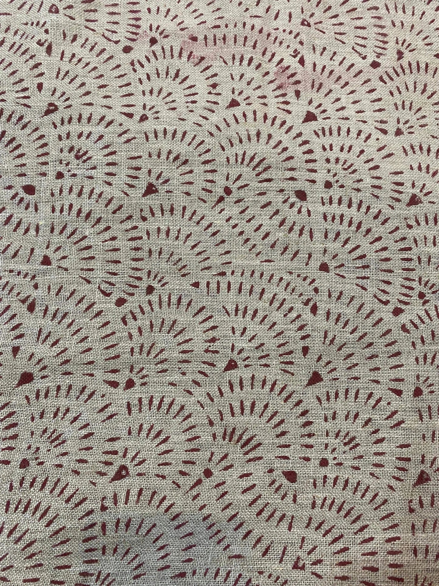 58" inches Indian Hand Block Print Fabric, Indian Linen Fabric, Block Print Fabric, Designer Floral Printing Fabric, Upholstery fabric, - Maple Village Lane