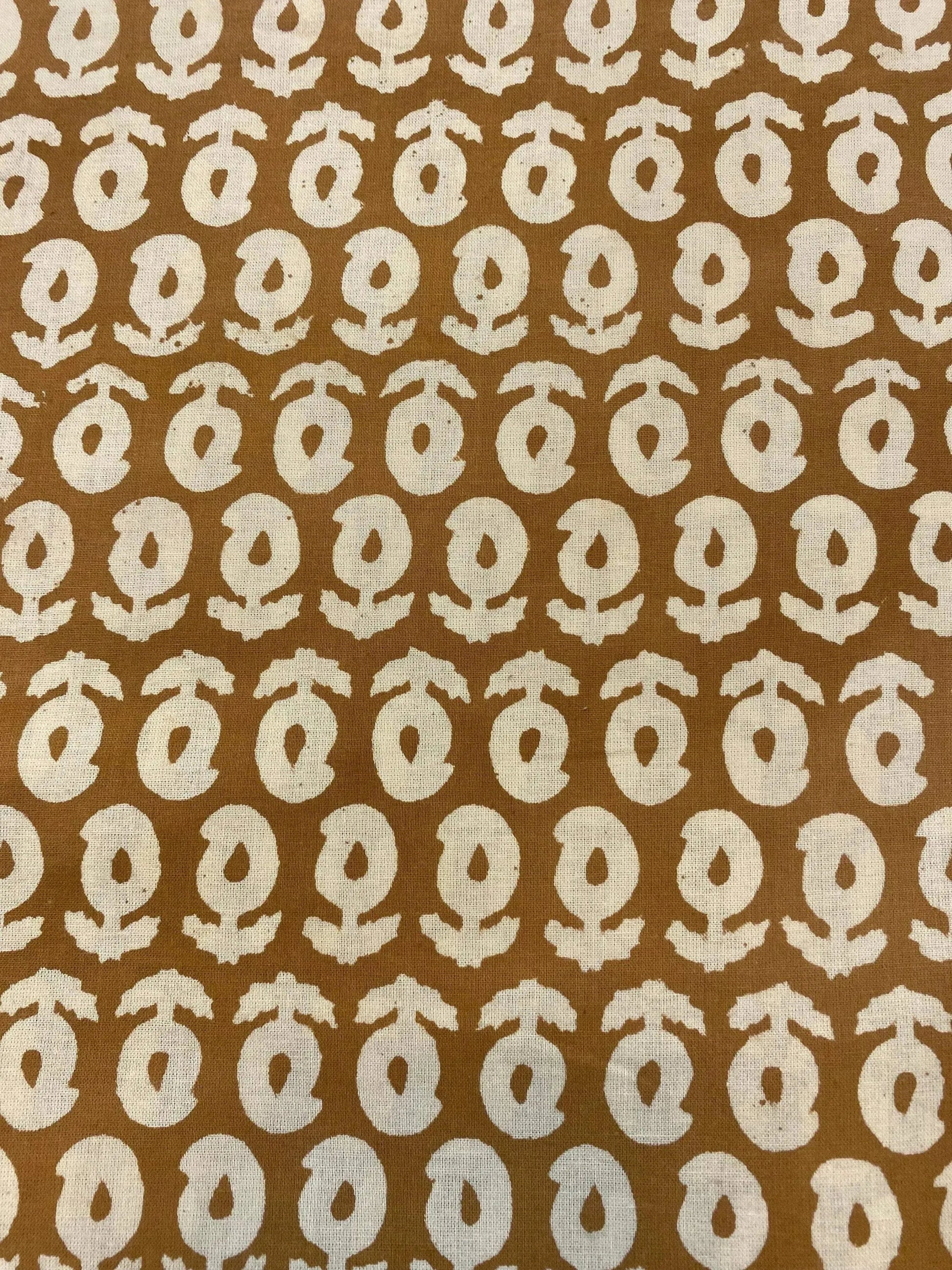 Beautiful Hand Block Printed Fabric, Cotton Fabric, Indian Fabric, fabric by yard, Block Printed Cotton womens clothing - Maple Village Lane