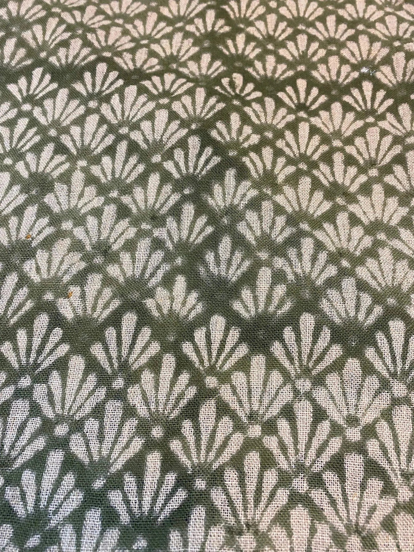 58" inches Indian Hand Block Print Fabric, Indian Linen Fabric, Block Print Fabric, Designer Floral Printing Fabric, Upholstery fabric, - Maple Village Lane