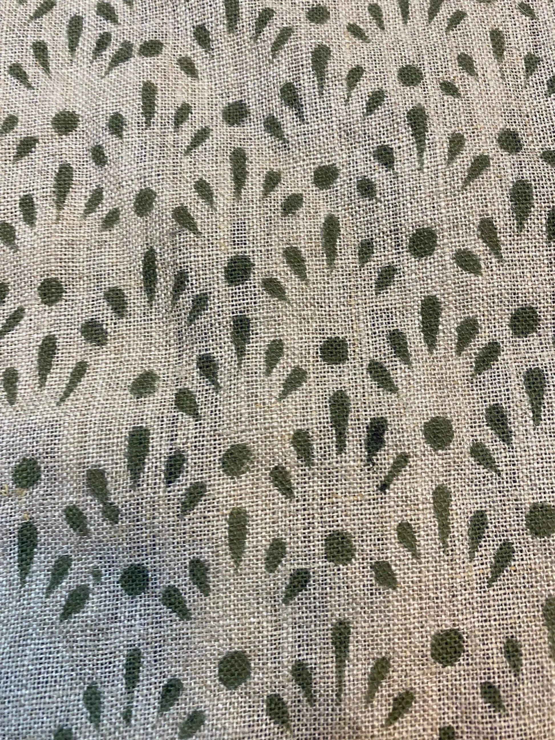 58" inches Indian Hand Block Print Fabric, Indian Linen Fabric, Block Print Fabric, Designer Floral Printing Fabric, Upholstery fabric, - Maple Village Lane