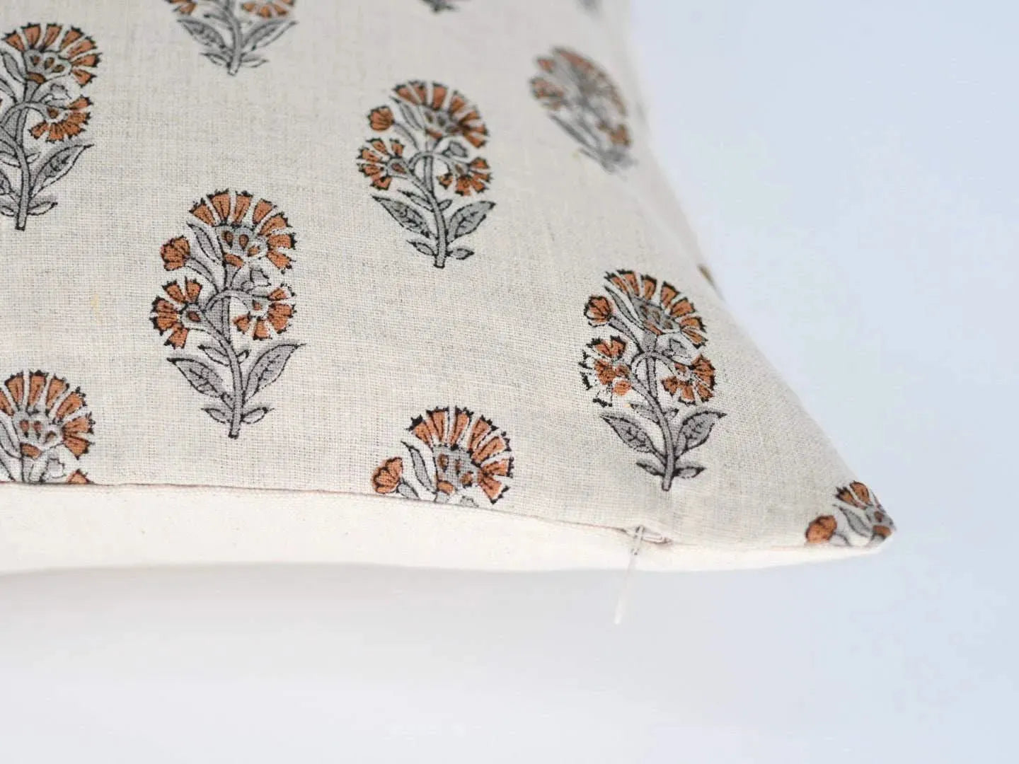 Edwin Block Print Pillow Cover - Maple Village Lane