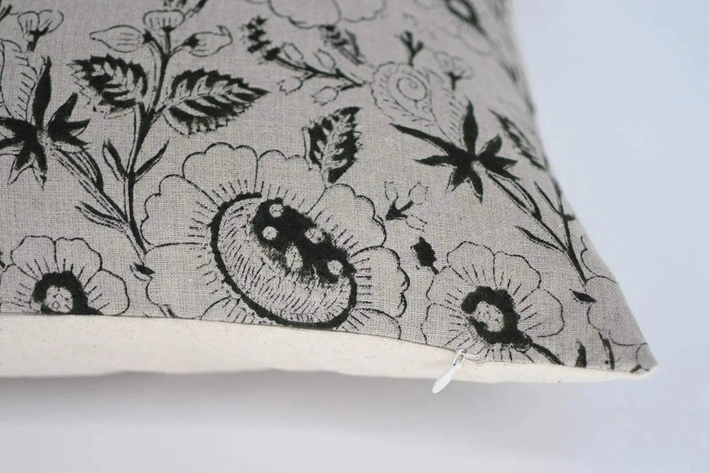 Charlotte Block Print Pillow Cover - Maple Village Lane