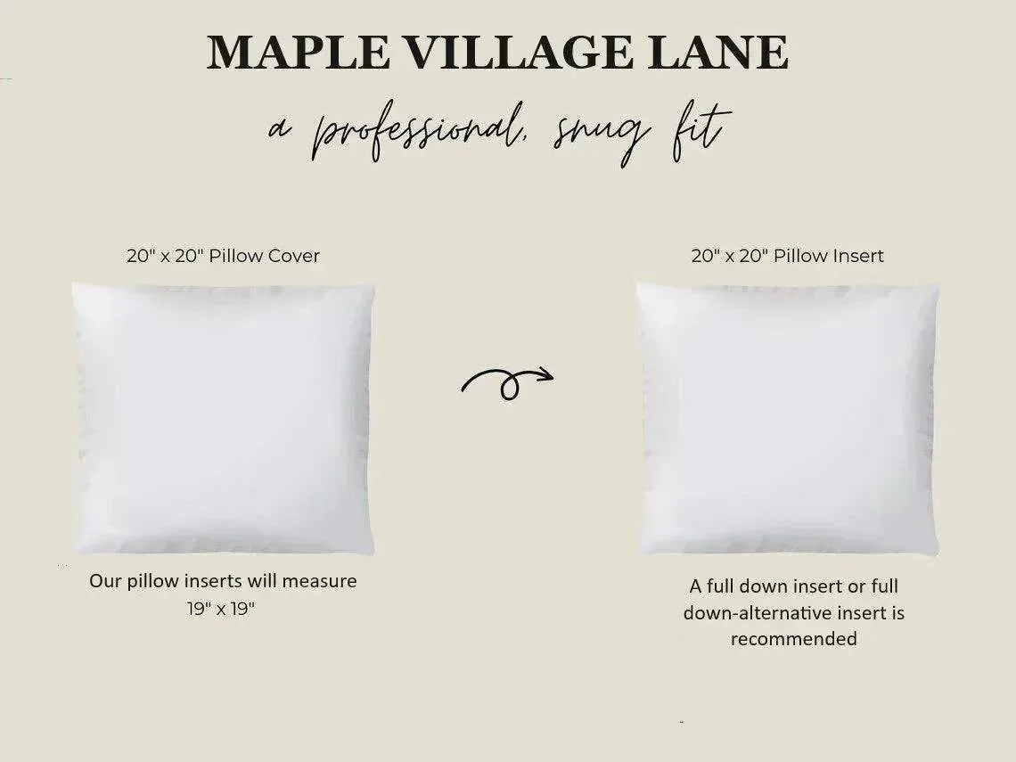 Francis Woven Pillow Cover - Maple Village Lane