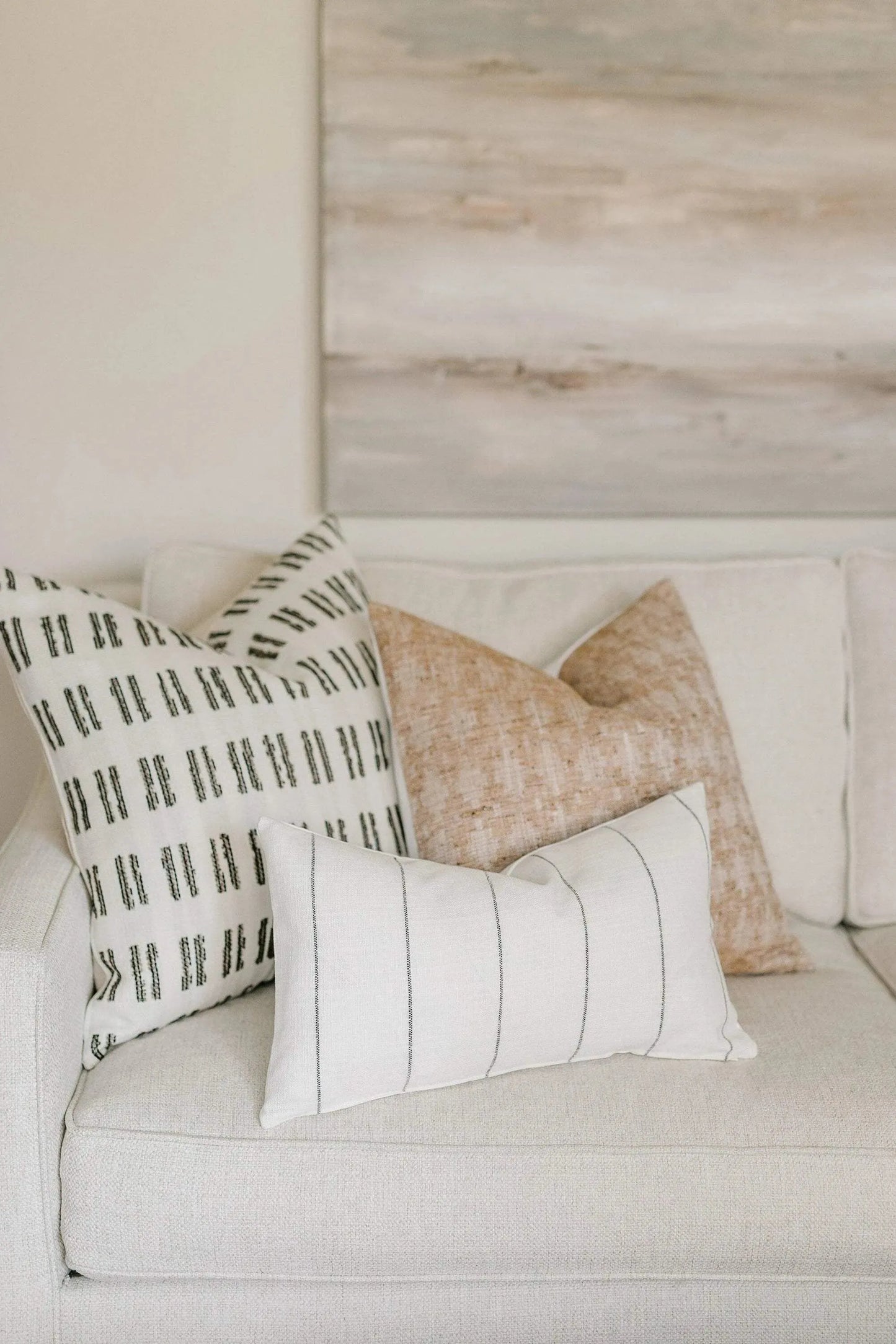 Miles Woven Pillow Cover - Maple Village Lane