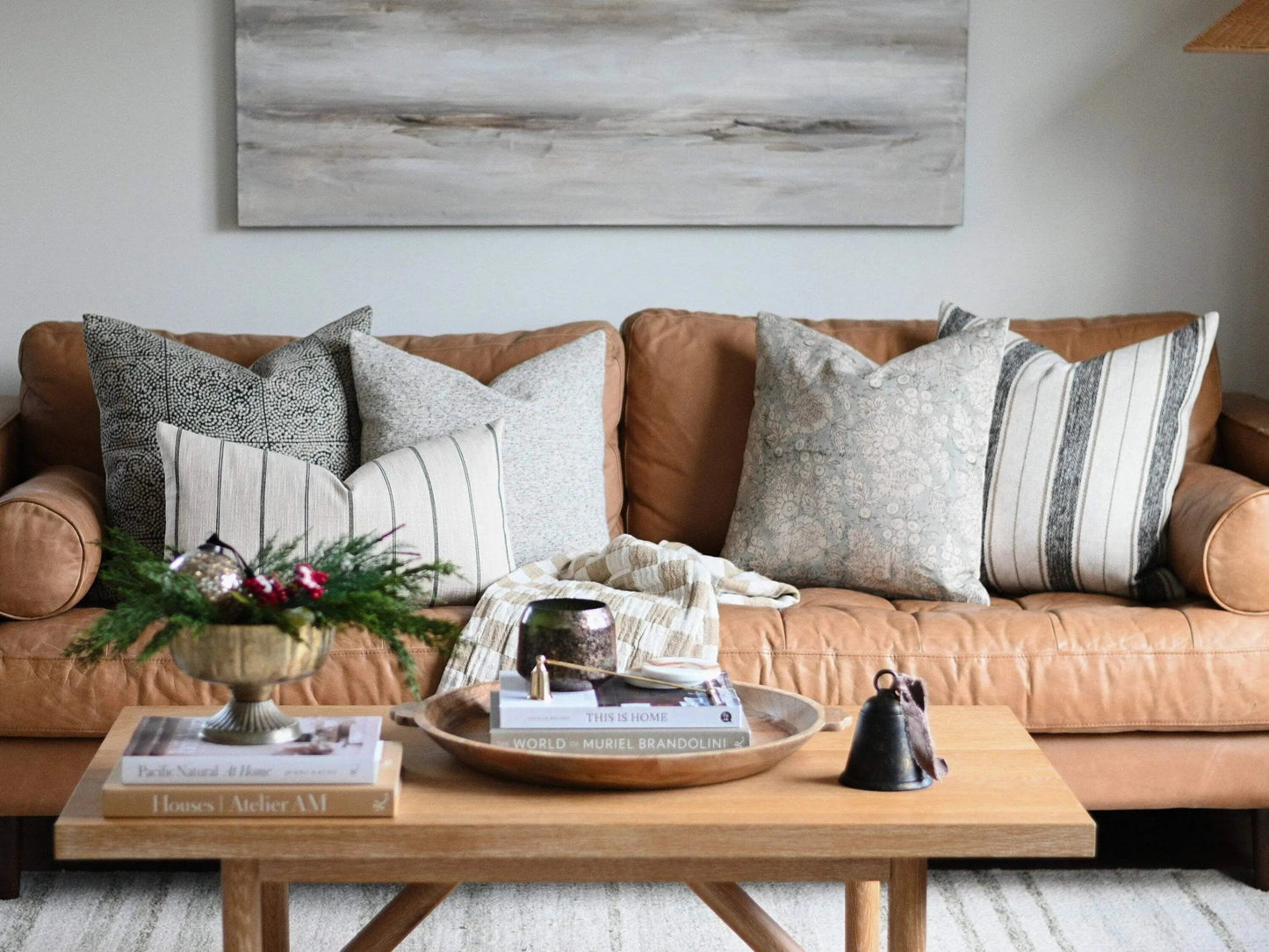 Nettie Striped Pillow Cover - Maple Village Lane