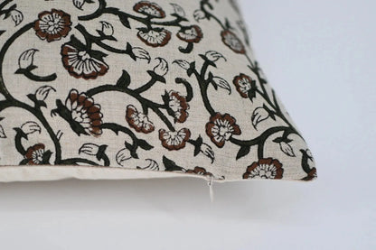 Lorelai Block Print Pillow Cover