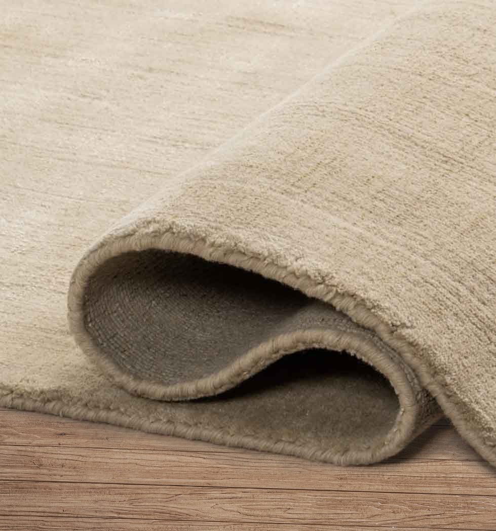 Desert Sand Hand-Loomed Wool Rug