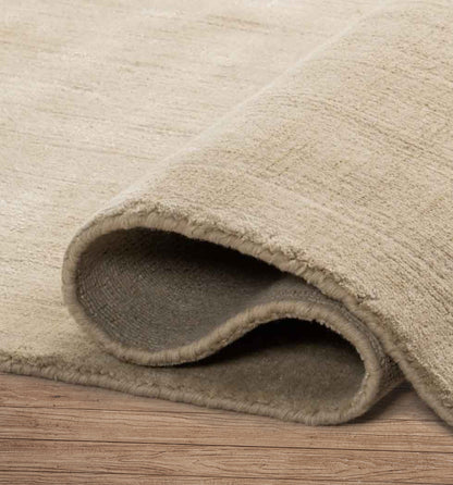 Desert Sand Hand-Loomed Wool Rug