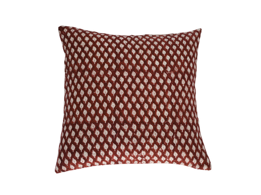 Violet Block Print Pillow Cover - Maple Village Lane