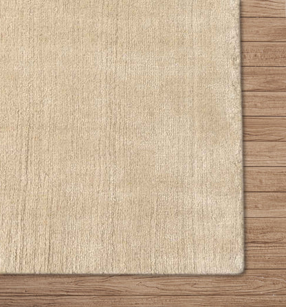 Desert Sand Hand-Loomed Wool Rug