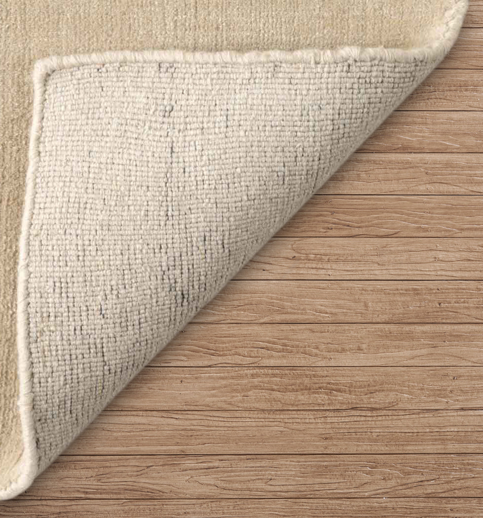 Desert Sand Hand-Loomed Wool Rug