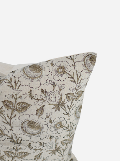 Marlene Block Print Pillow Cover