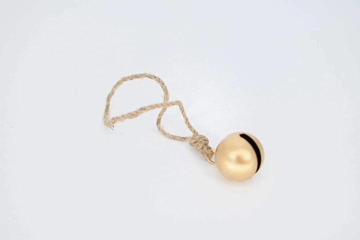 Gold Jingle Bell Ornament - Maple Village Lane