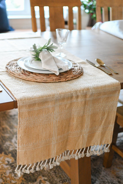 Bhujodi Table Runner - Yellow