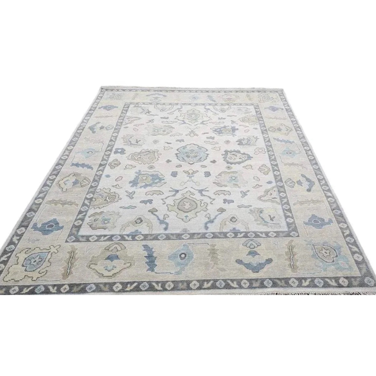 Poppy Hand Knotted Oushak Rug