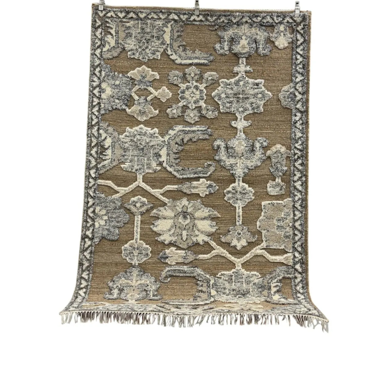 Hestia Floral Medallion Jute Blend Rug