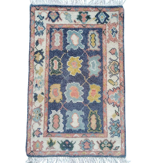 Ezra Hand Knotted Oushak Rug