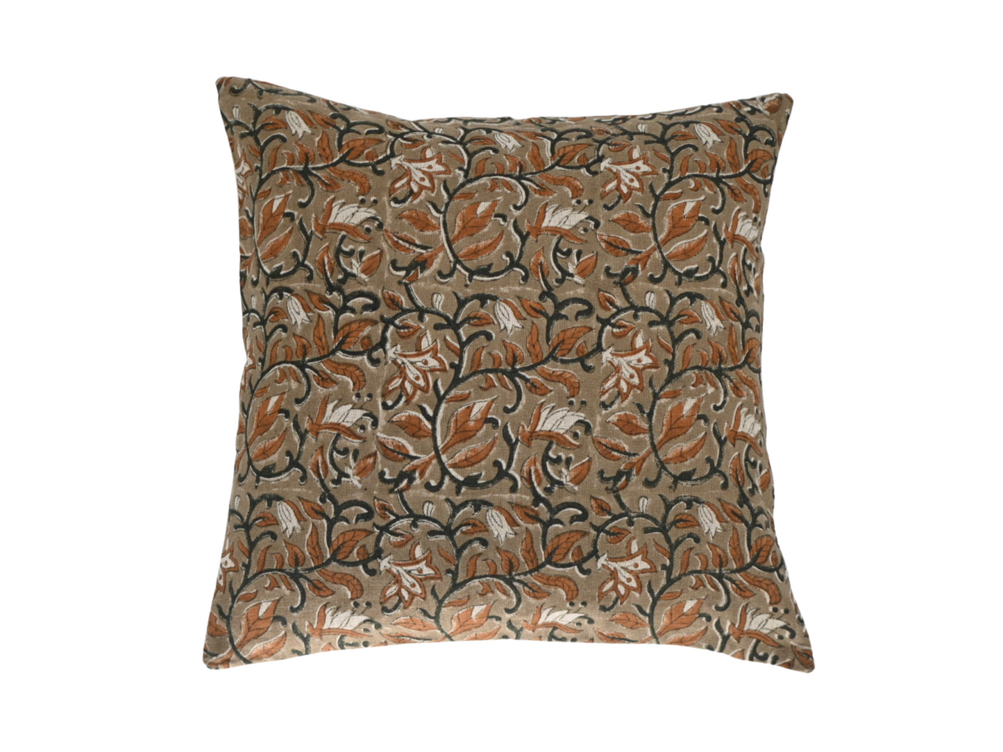 Charles Block Print Pillow Cover