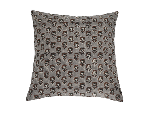 James Block Print Pillow Cover