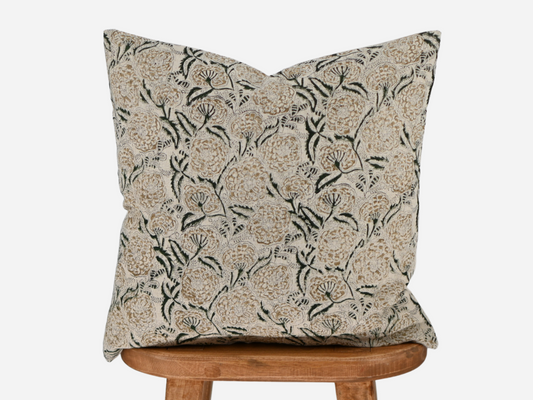 Shay Block Print Pillow Cover