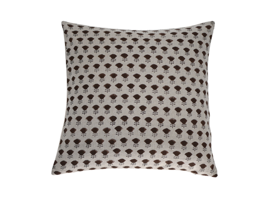 Elizabeth Block Print Pillow Cover