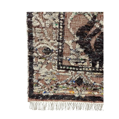 Tribal Motif Jute Blend Rug - Maple Village Lane